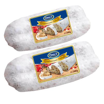 Edelmarzipanstollen 2er Set 500g