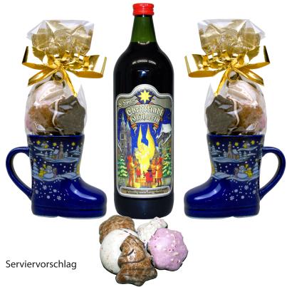 Glühwein-Set Stiefel 2er Set