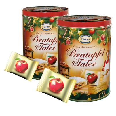 Bratapfeltaler in Geschenkdose 2er Set