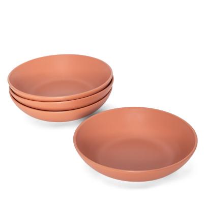 Suppenteller apricot 4 Stück