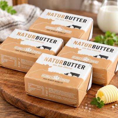 Zillertaler Naturbutter 4x250g