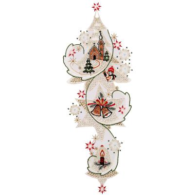 Fensterbild Plauener Spitze, Weihnachten