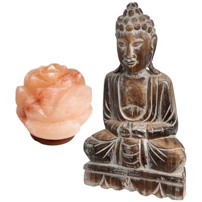 Darimana, Salzlampe Lotusblüte, 15 cm