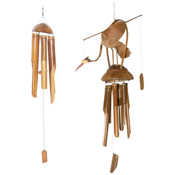 Darimana Windspiele Bambus&Vogel, 2er-Set - 100625400000 - 1 - 588px