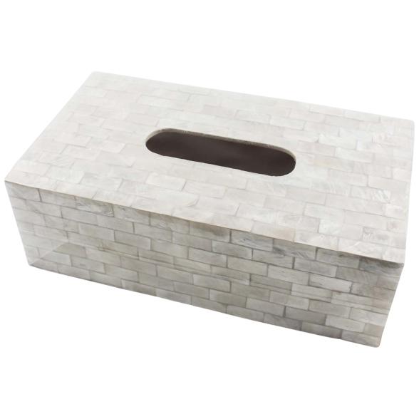 Darimana Serviettenbox Muschel weiß - 102122900000 - 1 - 588px