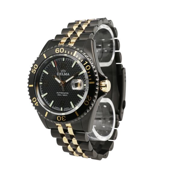 DELMA Herrenuhr "Santiago Prestige" Automatik Gold - 103277800000 - 1 - 588px