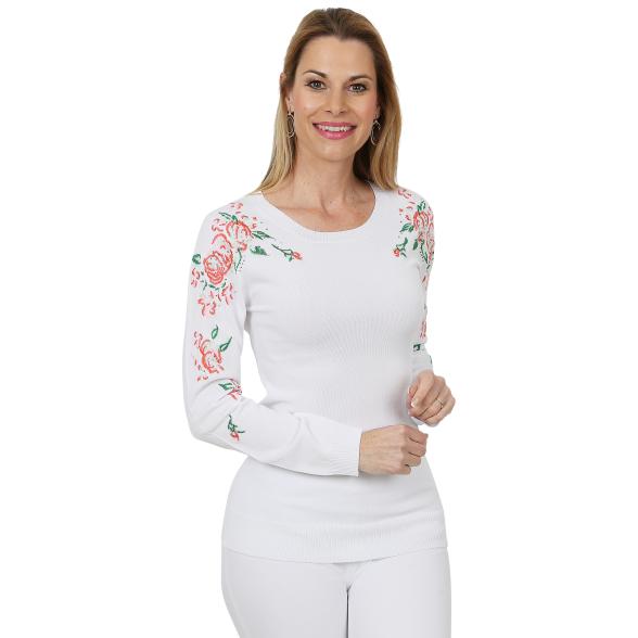 TRENDS by J. Leibfried  Damen-Pullover weiß - 104608200000 - 1 - 588px