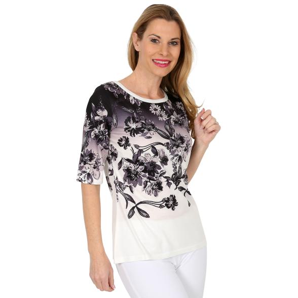 BRILLIANTSHIRTS Damen-Shirt schwarz/weiß 44/46 - 104893200003 - 1 - 588px