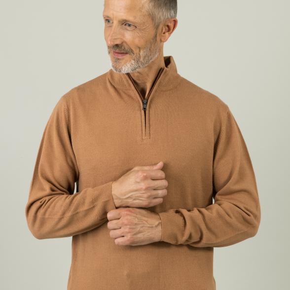 Cashmerelike by BLUE SEVEN Herren-Pullover, cognac 56 (XXL) - 105022800005 - 1 - 588px