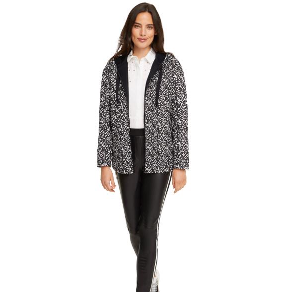 rick cardona Damen Jacke mit Druck, schwarz/weiß 48 - 105203100007 - 1 - 588px