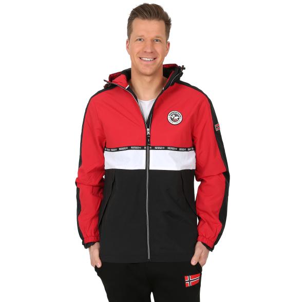 GEOGRAPHICAL NORWAY Herren Jacke schwarz/rot 52 - 105246800003 - 1 - 588px