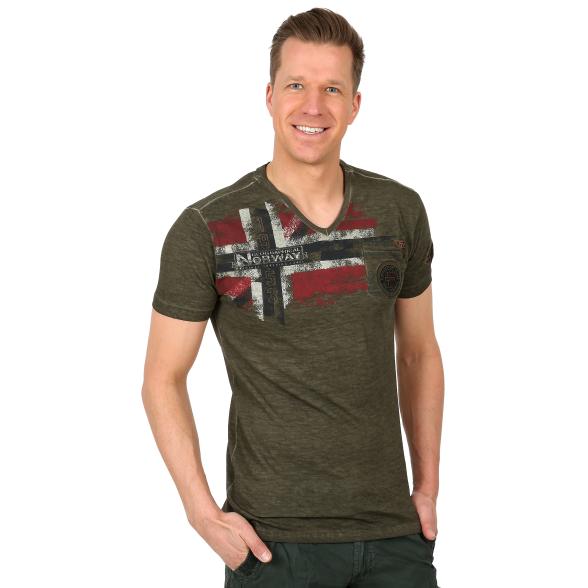 GEOGRAPHICAL NORWAY Herren T-Shirt olive 48 - 105247300001 - 1 - 588px