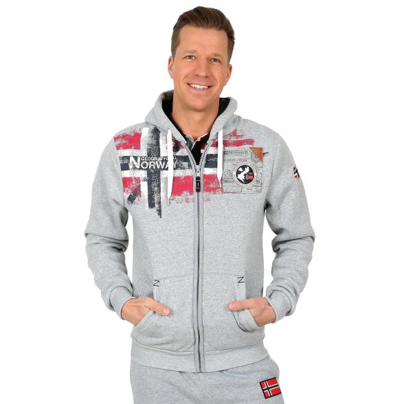 GEOGRAPHICAL NORWAY Herren Sweatjacke hellgrau 56 - 105248600005 - 1 - 588px