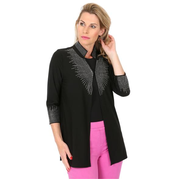 ÉTOILE DE MER  Kaftan  schwarz 36/38 - S - 105292300001 - 1 - 588px