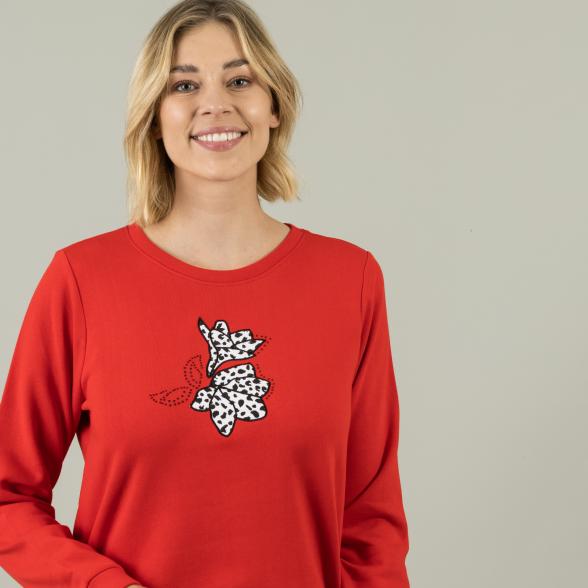 Homewear by BLUE SEVEN Damen Sweatshirt rot - 105310600000 - 1 - 588px