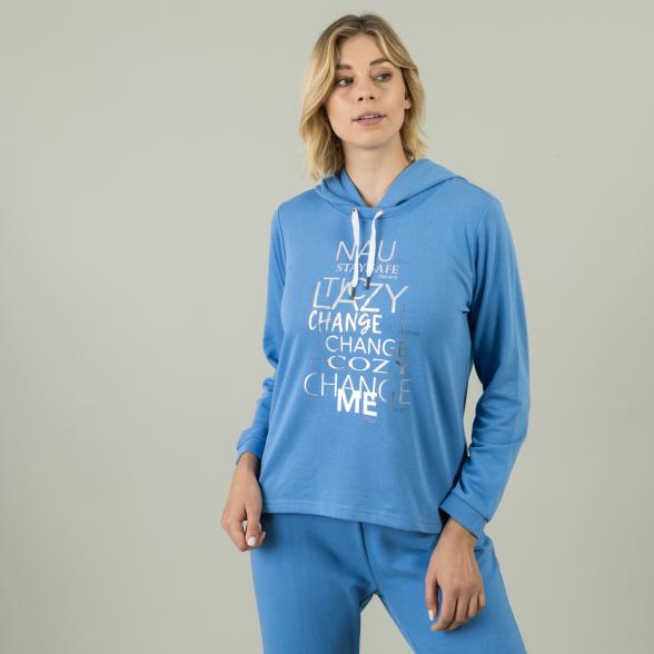 Homewear by BLUE SEVEN Damen Sweatshirt blau 40 - 105310700002 - 1 - 588px