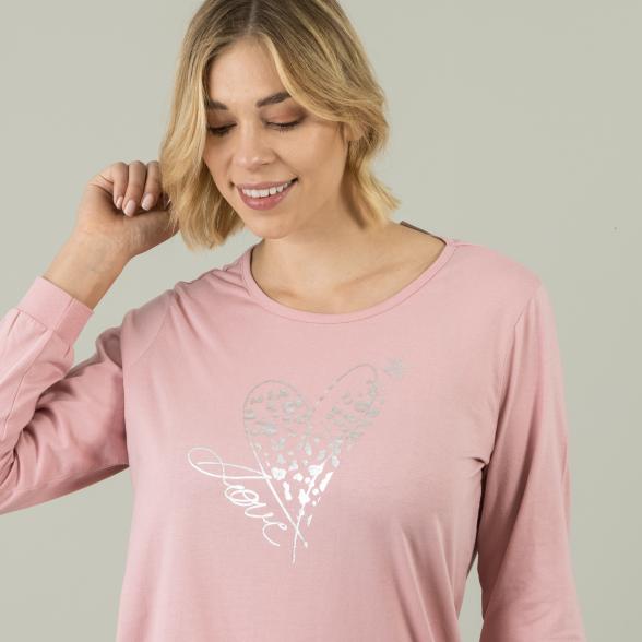 Homewear by BLUE SEVEN Damen Pyjamashirt rosa - 105311300000 - 1 - 588px