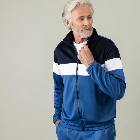 Homewear by BLUE SEVEN Herren Freizeitjacke blau - 105313000000 - 1 - 588px