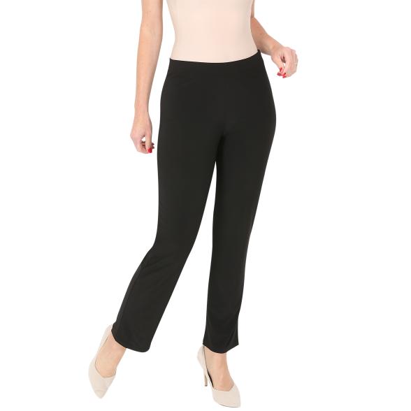 FASHION NEWS  Damen-Hose, gerade, schwarz 48/52 - 105316400003 - 1 - 588px