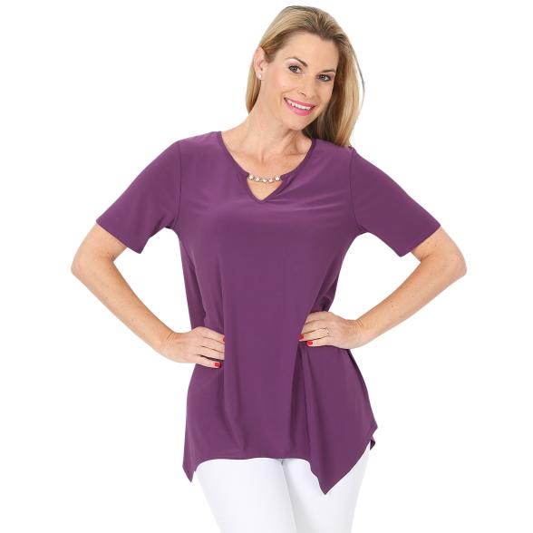 FASHION NEWS  Shirt mit Strass  brombeere 42/46 - 105318400002 - 1 - 588px