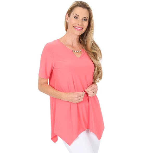 FASHION NEWS Shirt mit Strass  koralle 36/40 - 105318500001 - 1 - 588px