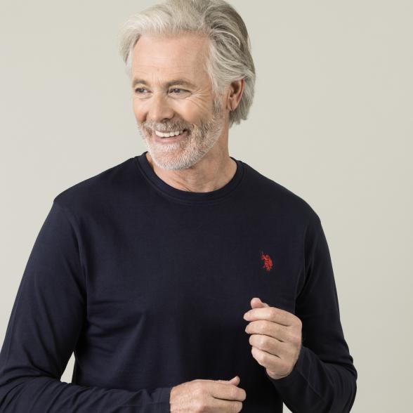 U.S. POLO ASSN. Herren Langarmshirt, marine - 105330300000 - 1 - 588px