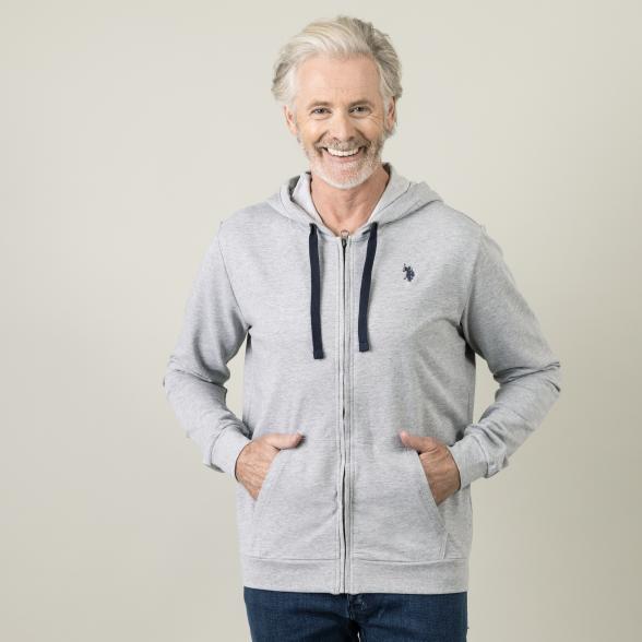 U.S. POLO ASSN. Herren Sweatjacke, grau - 105331200000 - 1 - 588px
