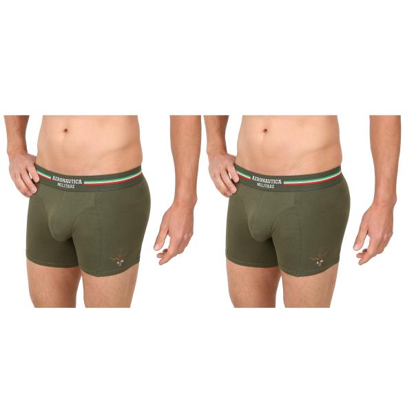 AERONAUTICA MILITARE 2er pack Herren Shorts grün - 105338600000 - 1 - 588px