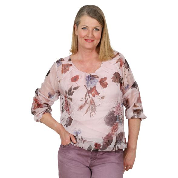 Z-ONE Damen Bluse mit Blumendruck multicolor - 105433000000 - 1 - 588px