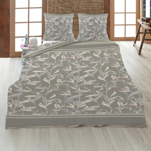 WinterDreams Bettwäsche 4tlg. Blätter taupe - 105451600000 - 1 - 588px