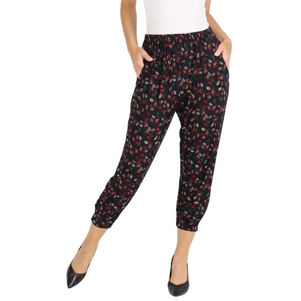 Leichte Damen-Sommerhose Bambusfasern multicolor - 105492100000 - 1 - 588px