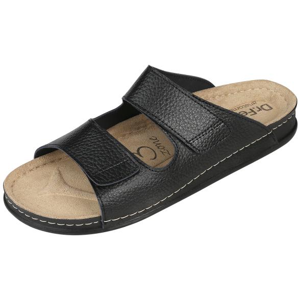 Dr. Feet Lederpantoletten schwarz - 105539400000 - 1 - 588px