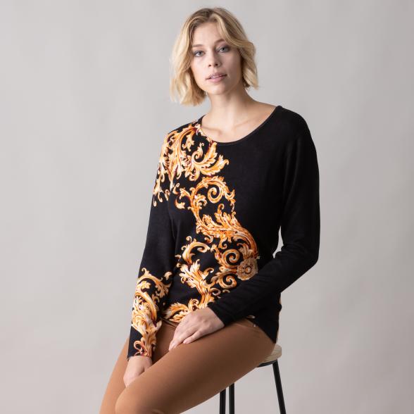 MILANO Design Pullover 'Pecora', schwarz/gold - 105543700000 - 1 - 588px