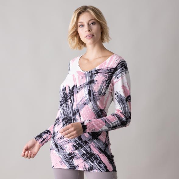 MILANO Design Longpullover 'Isalle', schwarz/rosa - 105544500000 - 1 - 588px