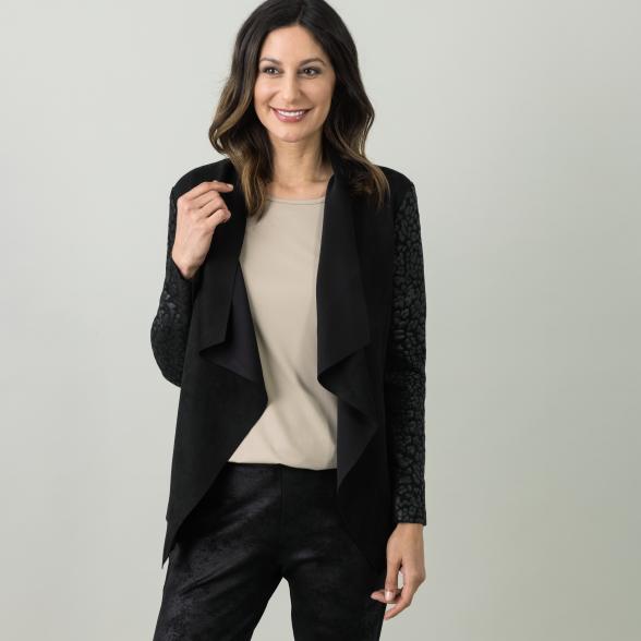 mocca by Jutta Leibfried Jacke, schwarz - 105701100000 - 1 - 588px
