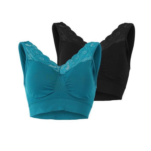 COSY COMFORT 2er Pack Bustier petrol/grau - 105733400000 - 1 - 588px