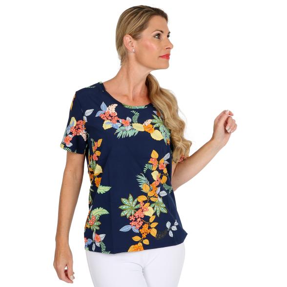 Damen-Shirt  blau/multicolor - 105766800000 - 1 - 588px