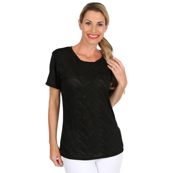 Damen-Shirt, schwarz - 105768400000 - 1 - 588px