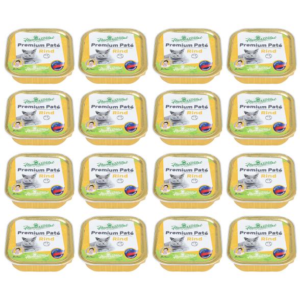 16x HumersVital Premium Paté Rind f. Katzen - 105891300000 - 1 - 588px