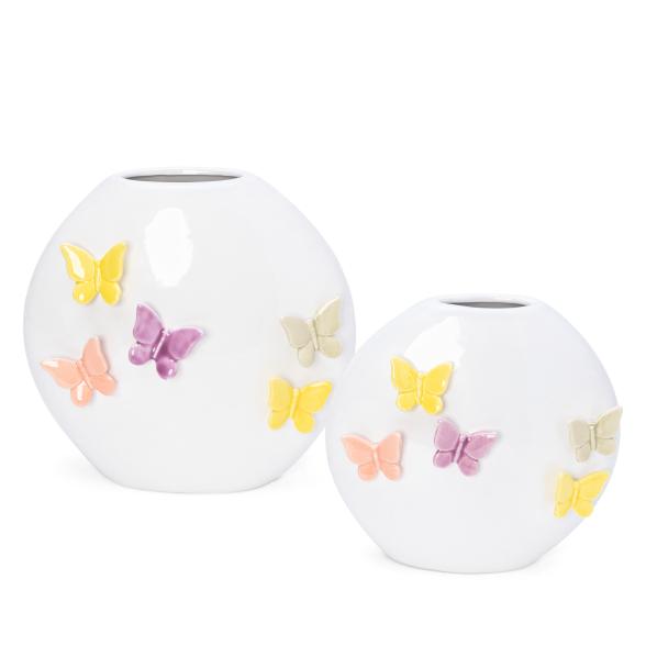 Keramik-Vasen 2er-Set Schmetterlinge - 106362300000 - 1 - 588px