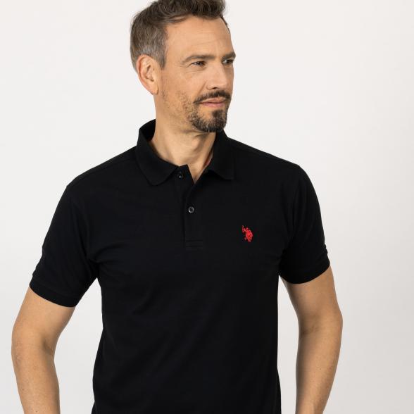 U.S. POLO ASSN. Herren-Poloshirt Basic schwarz - 106470600000 - 1 - 588px
