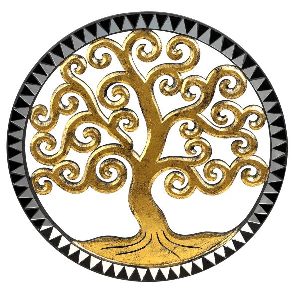 Darimana Wandbild Baum des Lebens 40 cm - 106477600000 - 1 - 588px