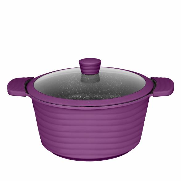 KING NEW WAVE Kochtopf Ø 24 cm mit Glasdeckel - 106526700000 - 1 - 588px