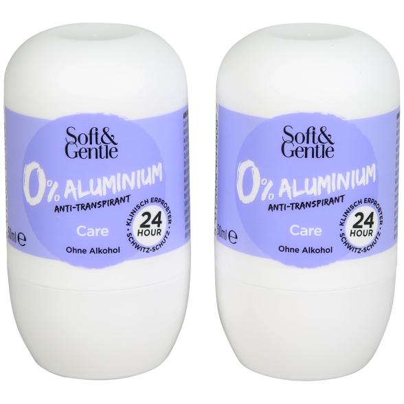 Soft & Gentle 0% Aluminium Care Deodorant 2 x 50ml - 106551000000 - 1 - 588px