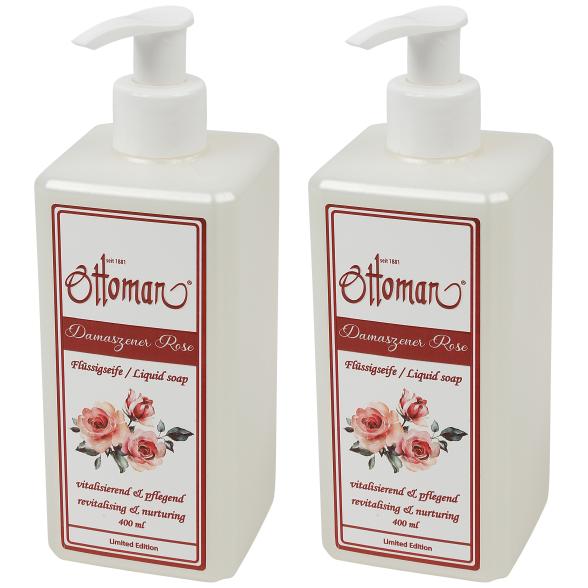Flüssigseife Rose Pumpspender 2er Set 400 ml - 106567700000 - 1 - 588px