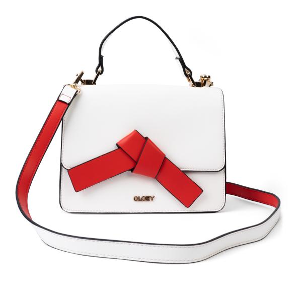 OLOEY Henkeltasche weiß/rot - 106655800000 - 1 - 588px