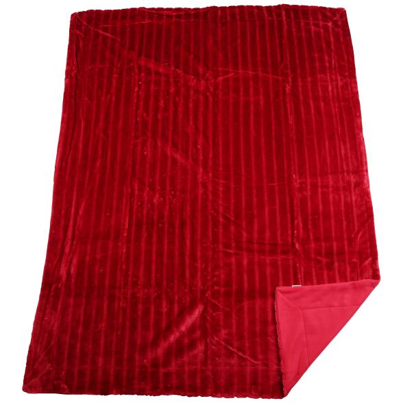 Nerz-Fellimitat Decke rot, 150 x 200 cm - 107020300000 - 1 - 588px