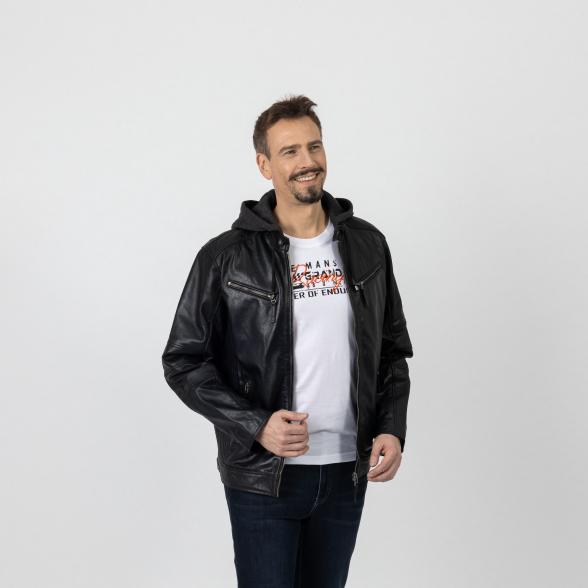 OTTO KERN Herren-Lederjacke 'Lando' schwarz - 107060300000 - 1 - 588px