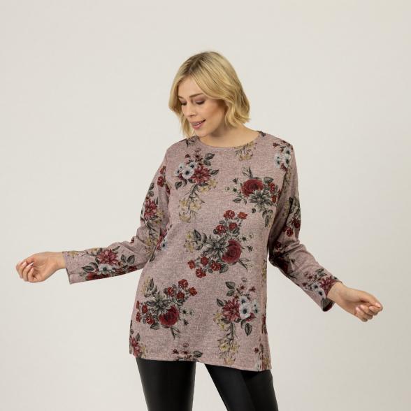 ZABAIONE Damen Langarmshirt, rosa - 107291900000 - 1 - 588px