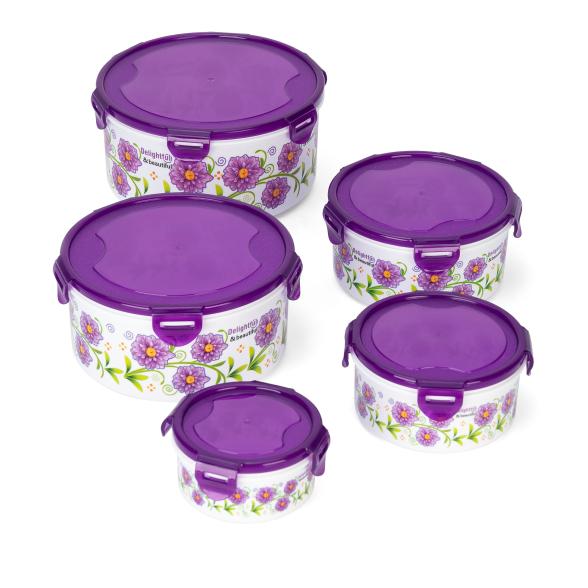 Klick-Dosen-Set 'Sommerblume', 10 teilig - 107311200000 - 1 - 588px